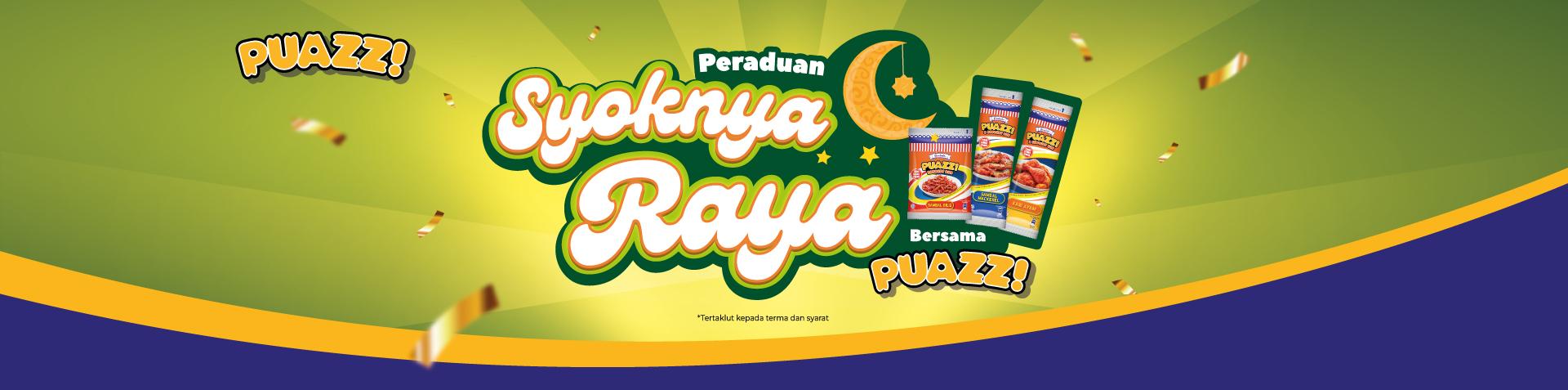 Peraduan Syoknya Raya Bersama PUAZZ!