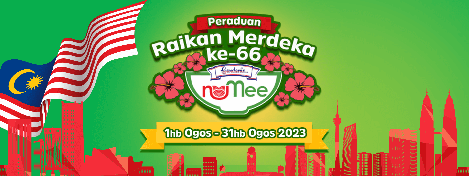 PERADUAN RAIKAN MERDEKA KE-66 BERSAMA NUMEE GARDENIA