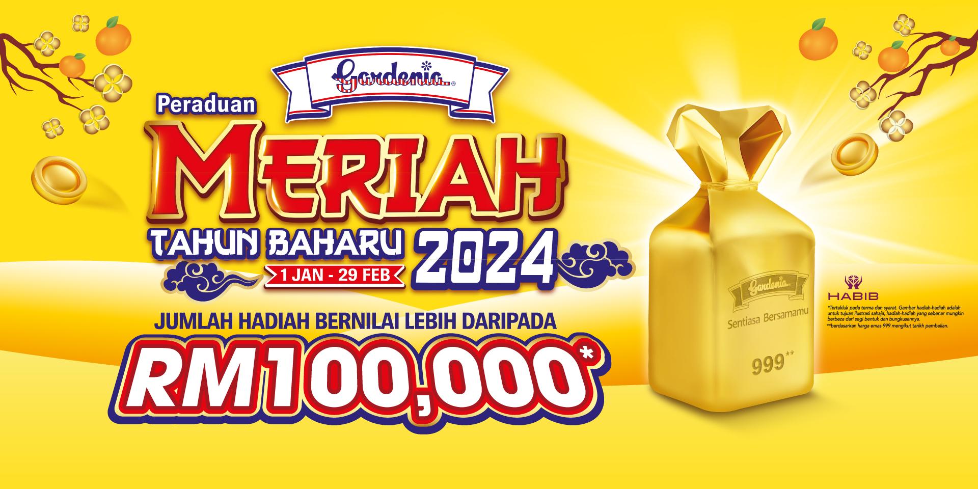 Peraduan Meriah Tahun Baharu Bersama Gardenia 2024