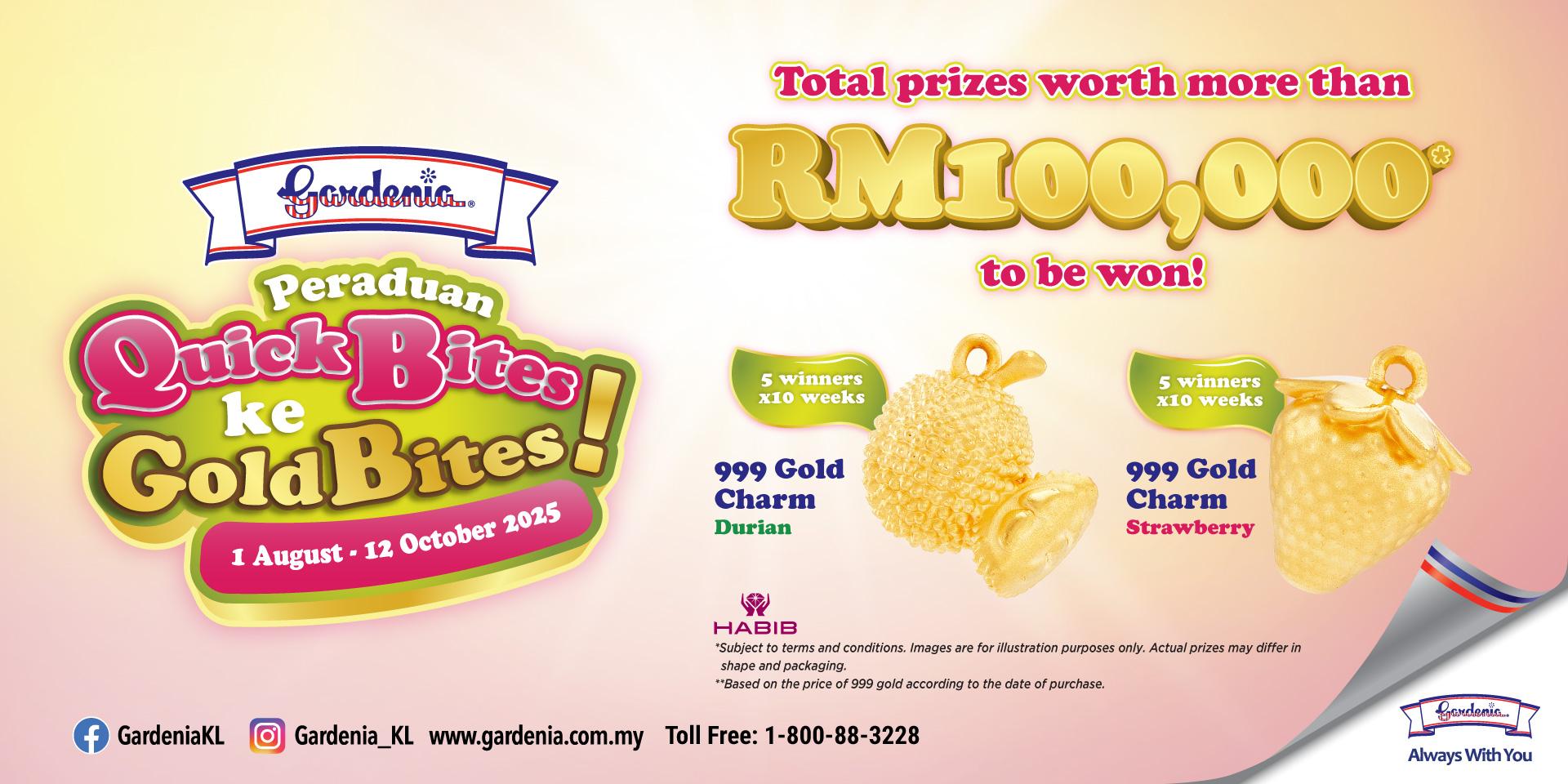 PERADUAN GARDENIA QUICKBITES KE GOLDBITES