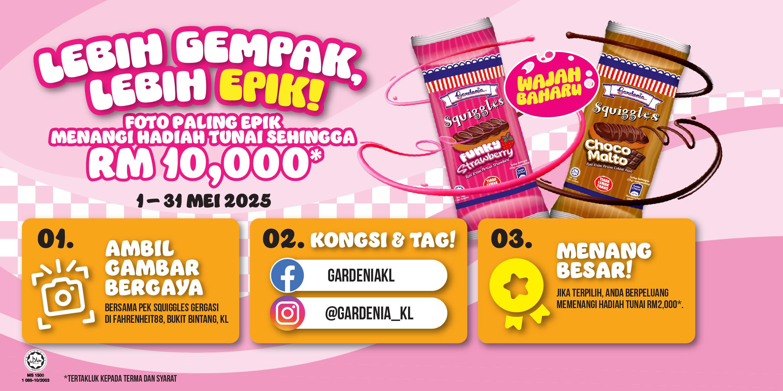 Peraduan Foto Paling Epik Bersama Squiggles