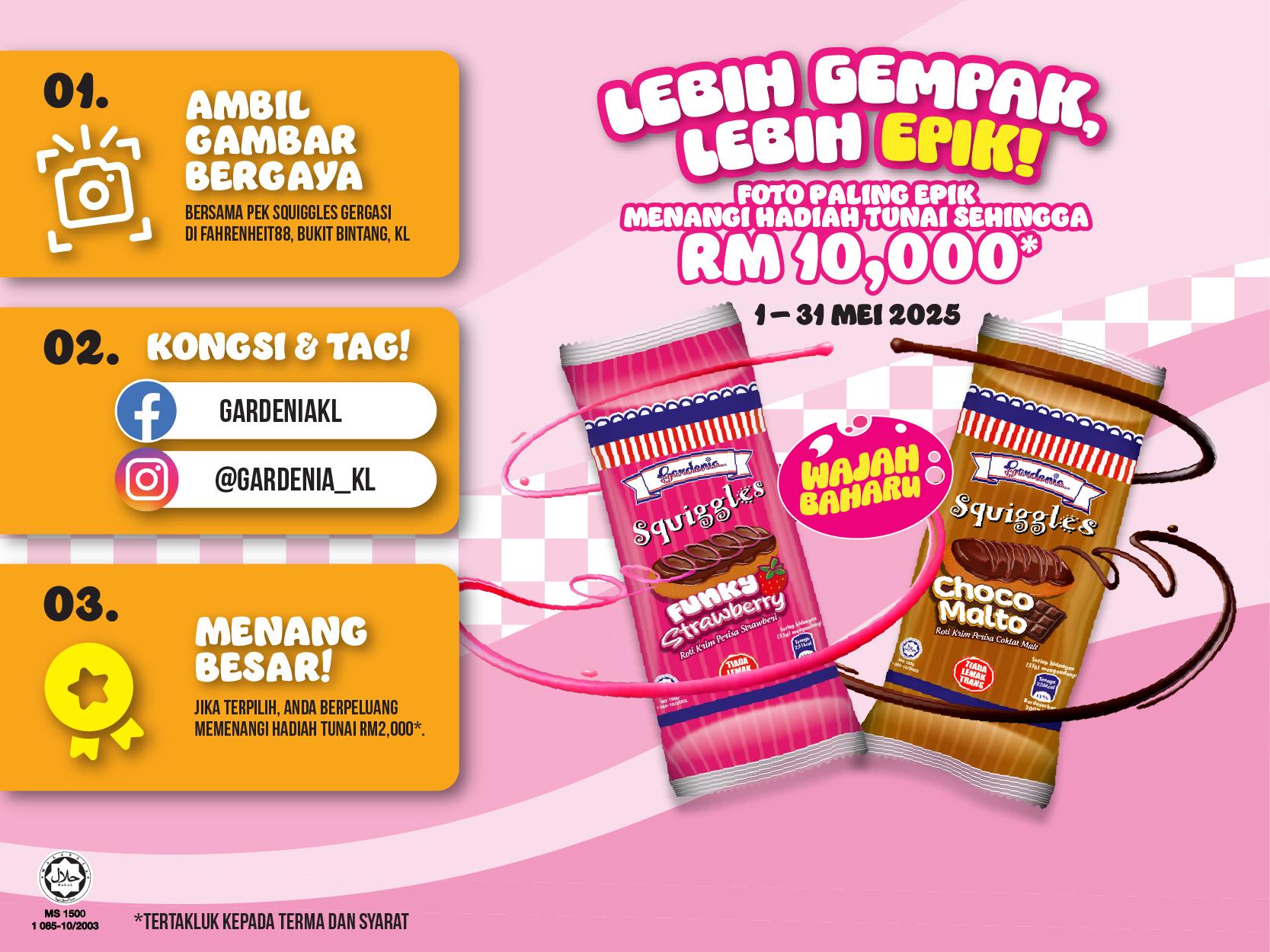 Peraduan Foto Paling Epik Bersama Squiggles