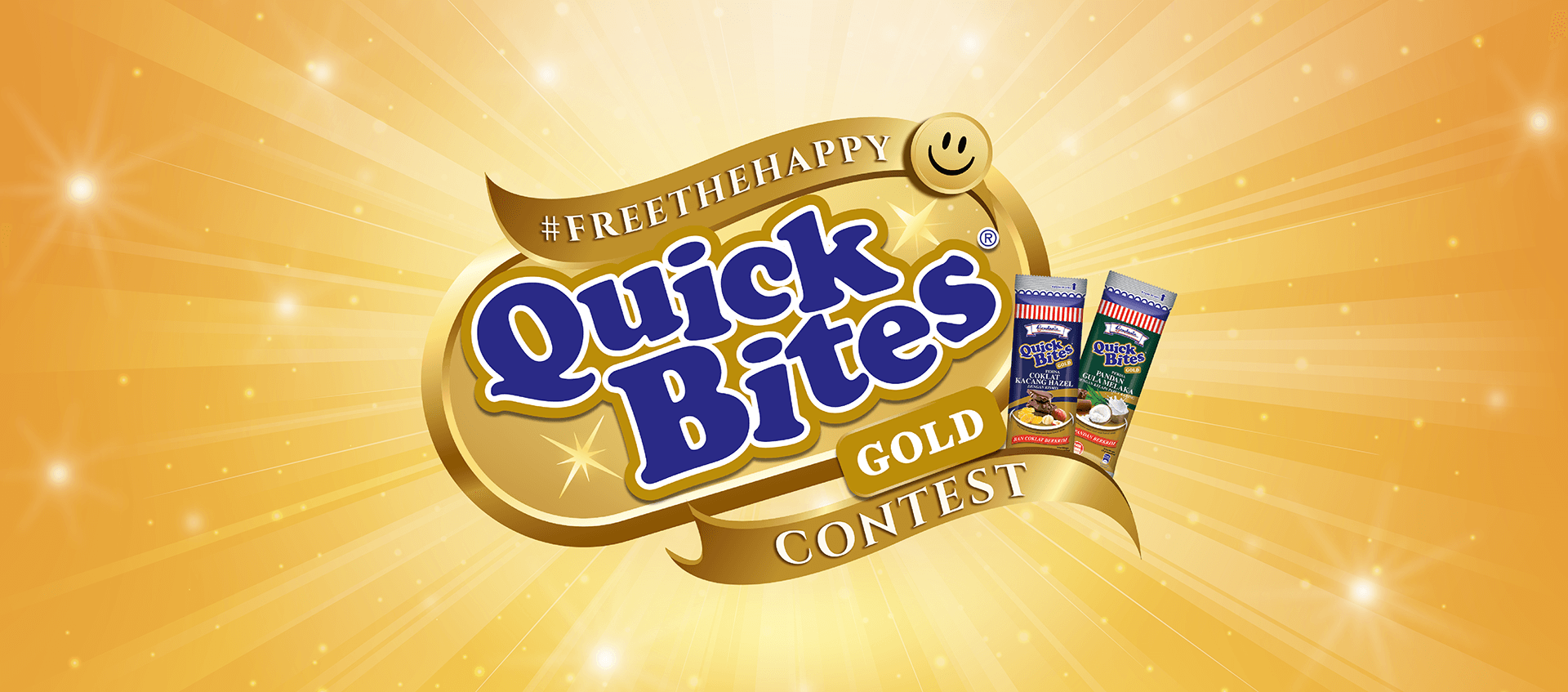 #FreeTheHappy with QuickBites Gold Contest