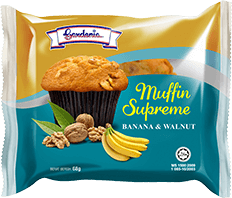 <p>Gardenia Muffin Supreme Banana &amp; Walnut</p>