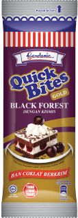 QuickBites Gold Black Forest Cream Roll