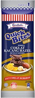 QuickBites Gold Roti Krim Coklat Kacang Hazel